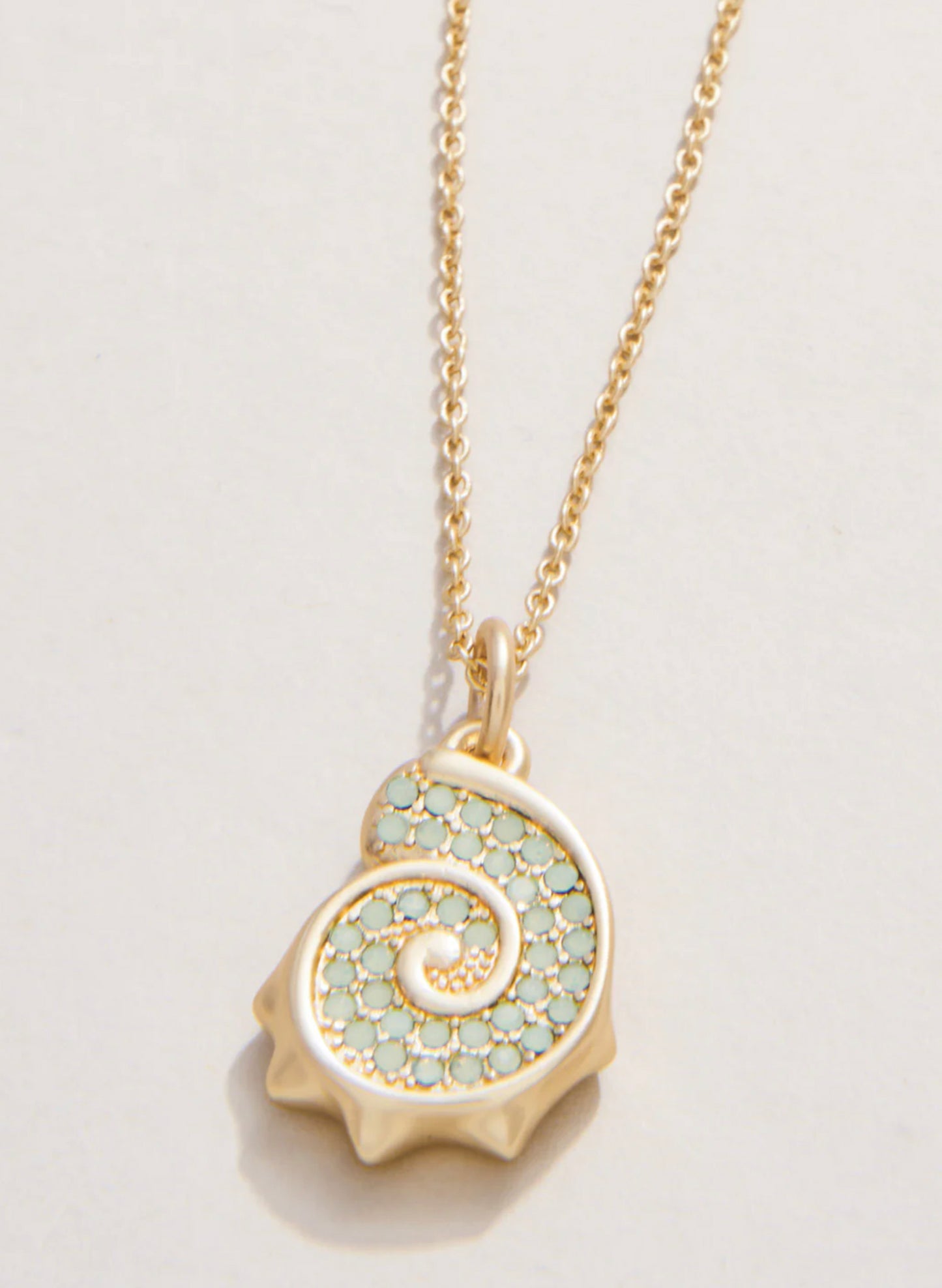 Spartina Nautilus Necklace 17" Sea Foam available at The Good Life Boutique