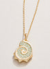 Spartina Nautilus Necklace 17" Sea Foam available at The Good Life Boutique