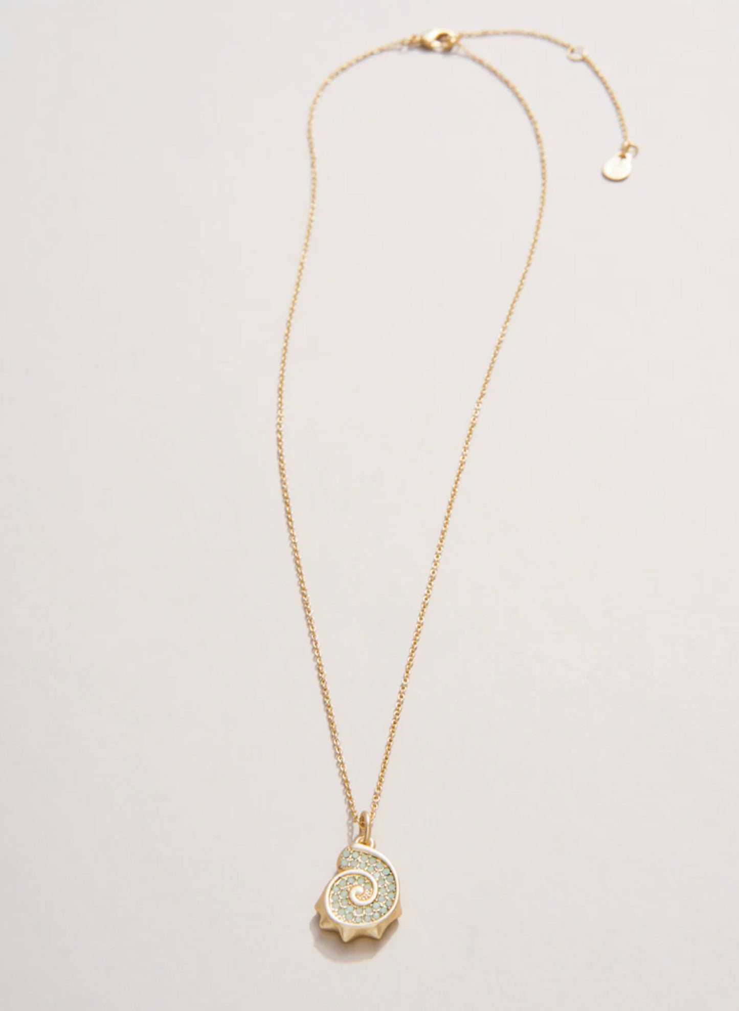 Spartina Nautilus Necklace 17" Sea Foam available at The Good Life Boutique
