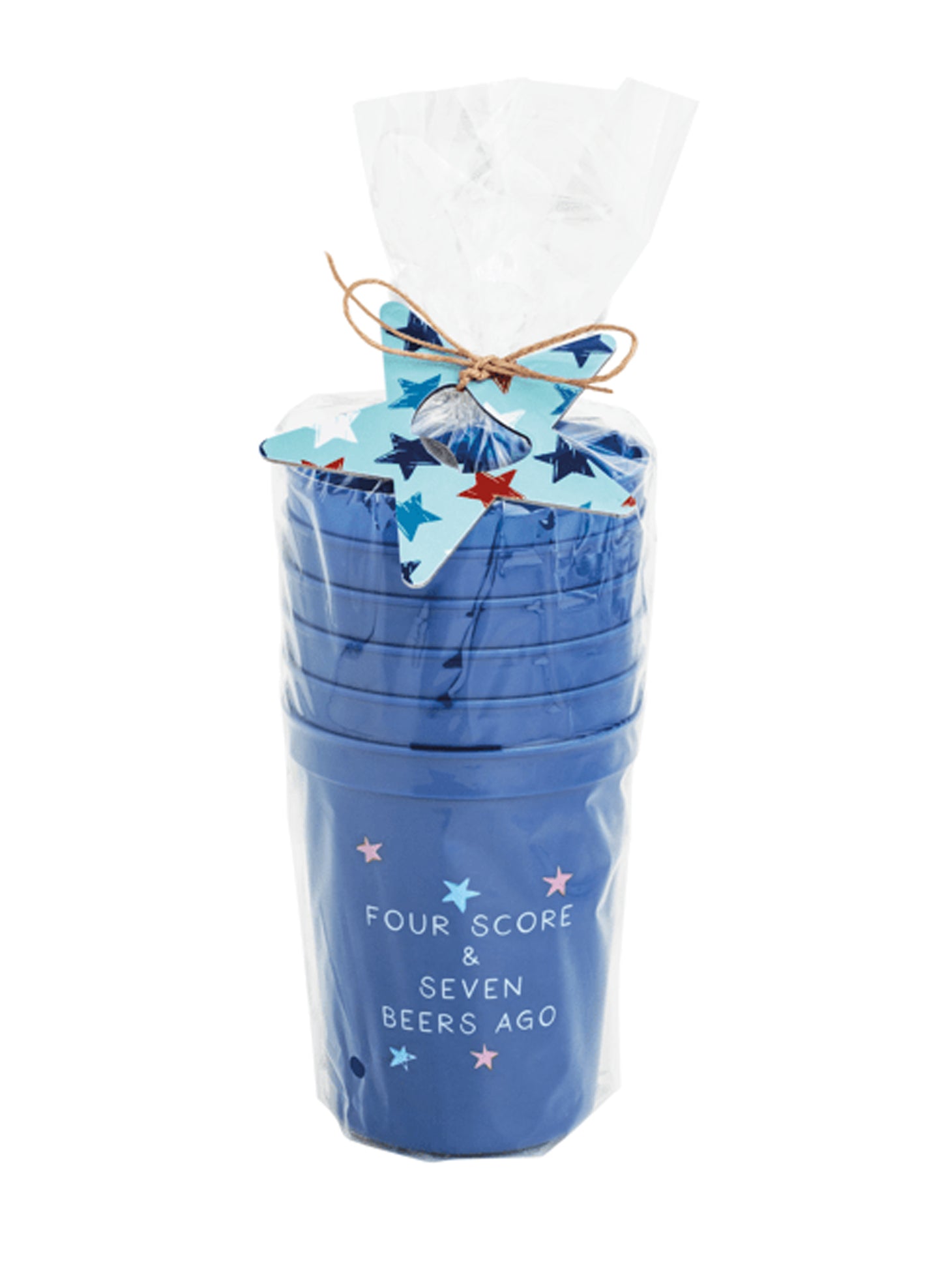 Mud Pie Navy Americana Party Cup available at The Good Life Boutique