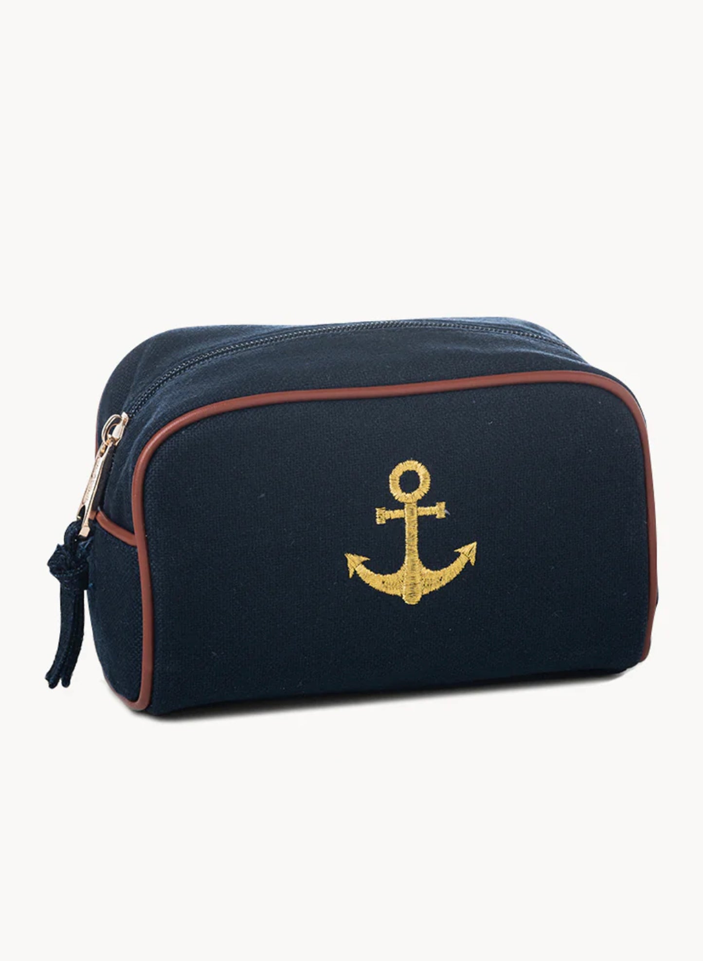 Spartina Navy Travel Pouch - Anchor available at The Good Life Boutique