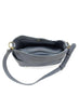 Joy Accessories New Dusty Blue Kayleigh Side Pocket Bucket Bag available at The Good Life Boutique