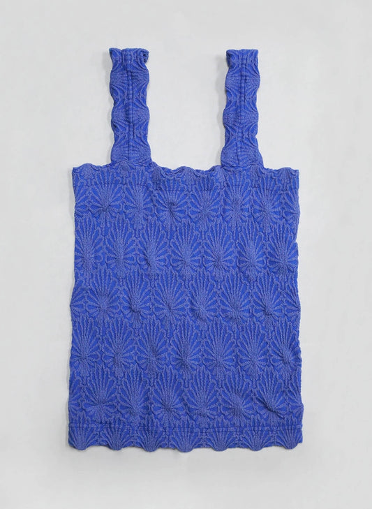 Nikibiki Lace Textured Square Top - One Size - Royal Blue