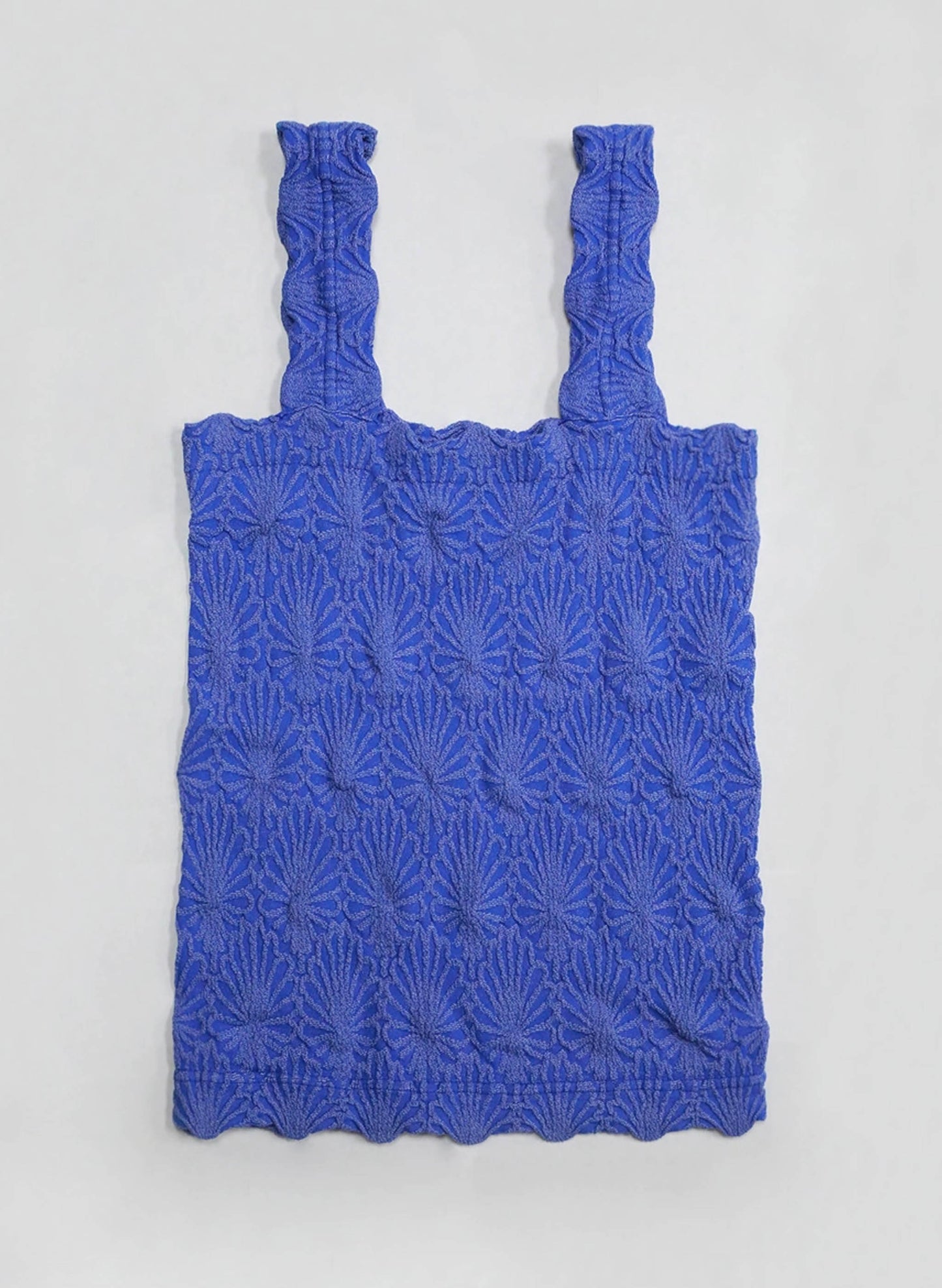 Nikibiki Lace Textured Square Top - One Size - Royal Blue