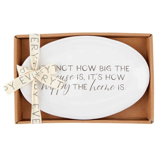 Mud Pie Not Happy Sentiment Tray available at The Good Life Boutique
