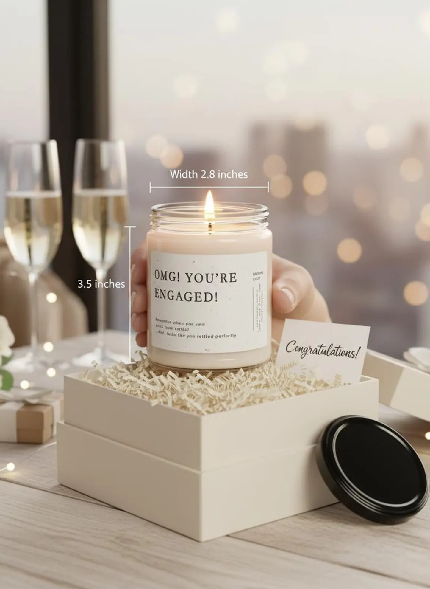 OMG! You're Engaged! 9oz Soy Candle - W