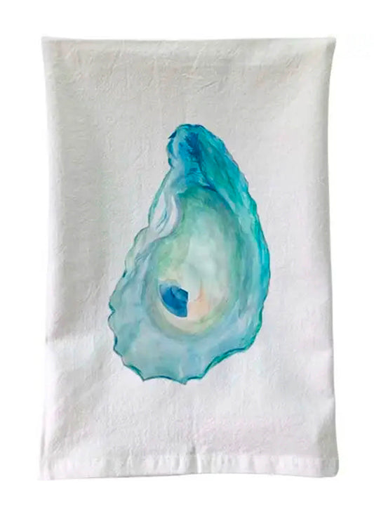 B McVan Designs Oyster Flour Sack Towel available at The Good Life Boutique