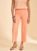 French Dressing FDJ Olivia Wide Ankle Pants - Cantaloupe available at The Good Life Boutique