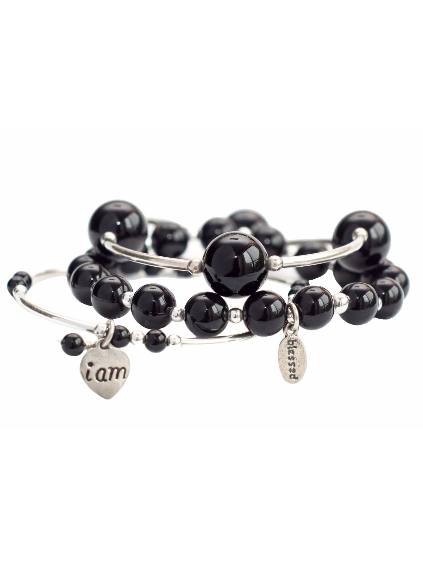 Made As Intended Onyx Blessing Bracelet available at The Good Life Boutique