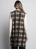 Picadilly Fashions Open-Front Vest - Heather Taupe available at The Good Life Boutique