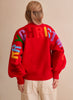 Oversize Christmas Sweater With Lettering