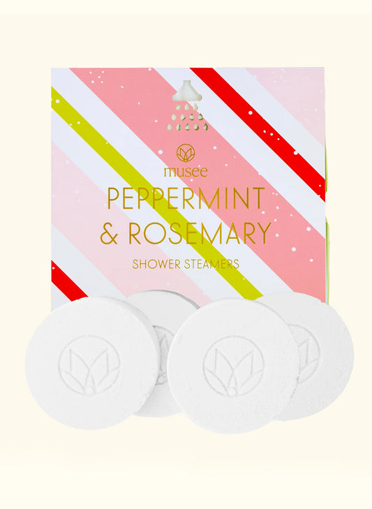 Musee Bath Peppermint & Rosemary Shower Steamers available at The Good Life Boutique