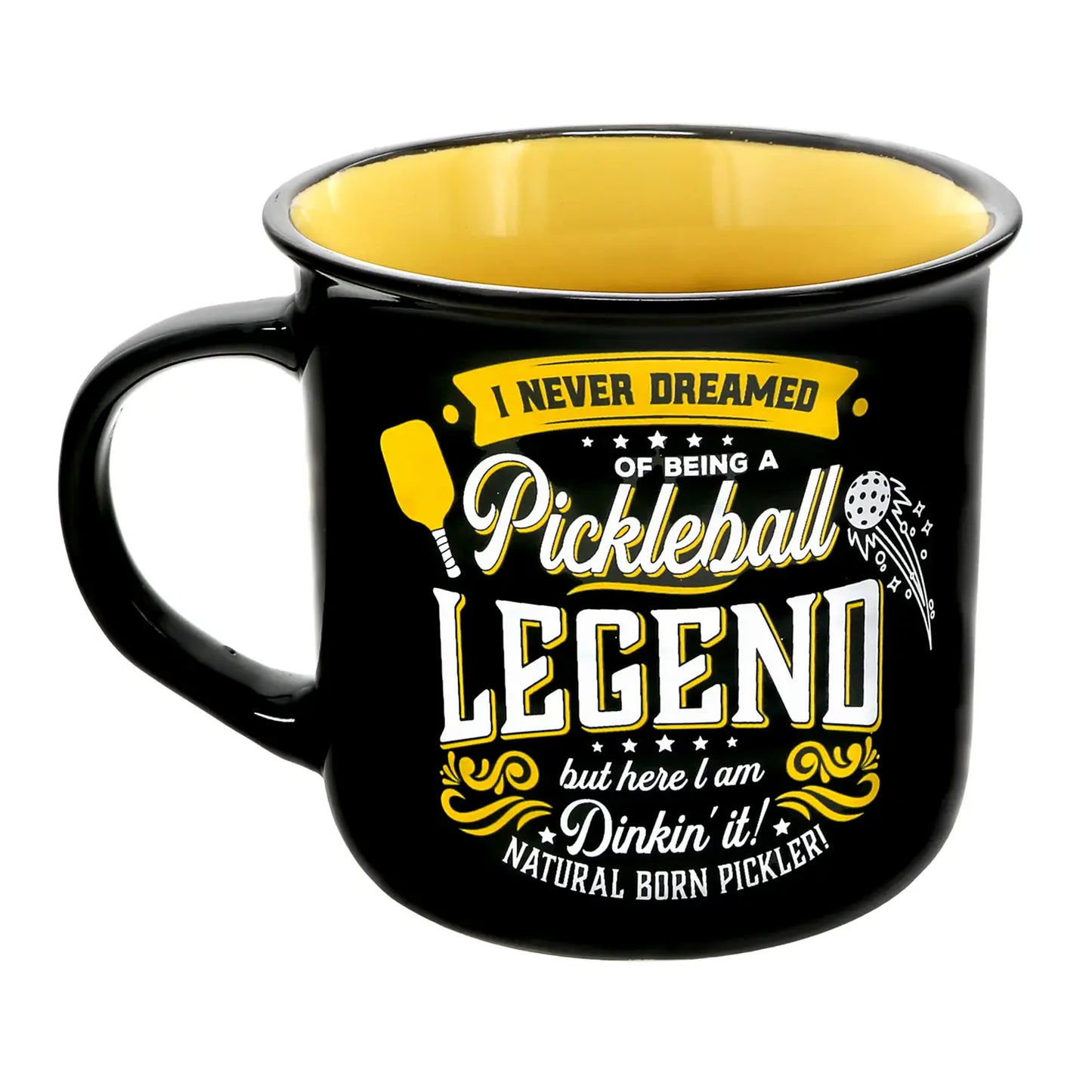 Pavilion I Never Dreamed Of Being A Pickle Ball Legend 13oz Mug available at The Good Life Boutique