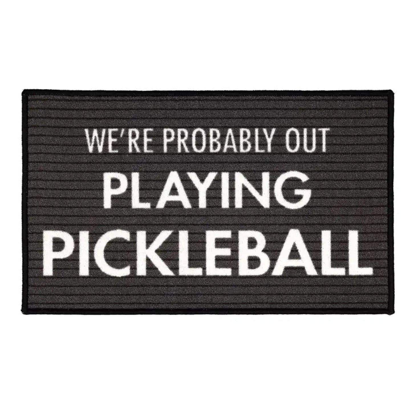 Pavilion Pickleball 27.5" x 17.75" Floor Mat available at The Good Life Boutique