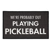 Pavilion Pickleball 27.5" x 17.75" Floor Mat available at The Good Life Boutique