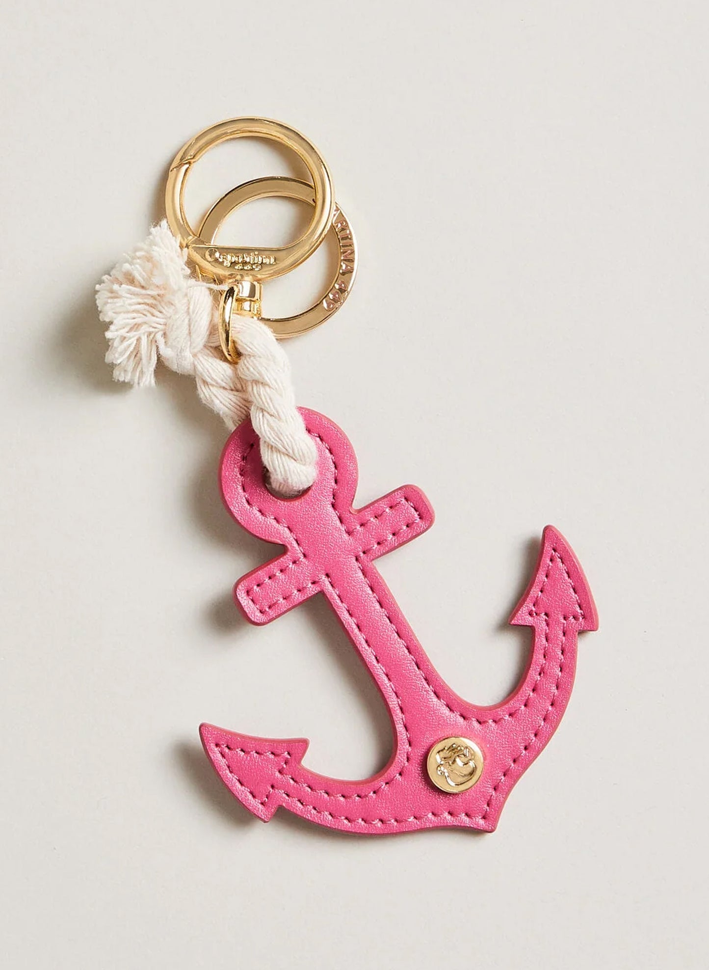 Icon Keychain Anchor Pink
