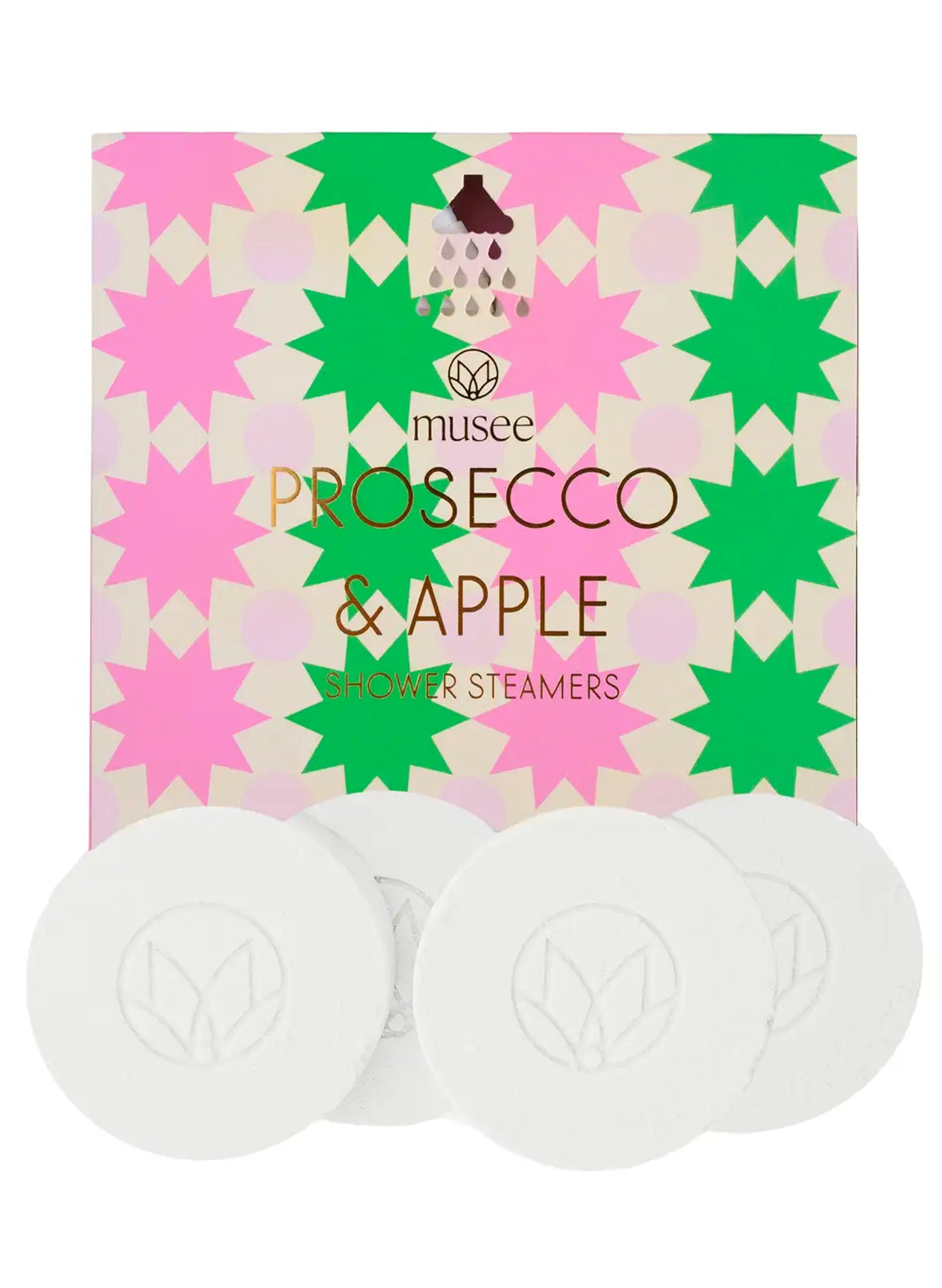 Musee Bath Prosecco & Apple Shower Steamers available at The Good Life Boutique