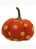 Bright Ideas Orange Plush Polka Dot Pumpkin available at The Good Life Boutique