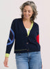 Zaket & Plover Zaket & Plover - Peace Please Cardi - Denim available at The Good Life Boutique