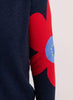 Zaket & Plover Zaket & Plover - Peace Please Cardi - Denim available at The Good Life Boutique