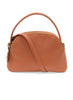Joy Accessories Peach Larissa Double Zip Dome Crossbody available at The Good Life Boutique