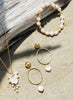 Spartina Pearl Stretch Bracelet 8mm Pearl available at The Good Life Boutique