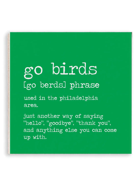 Philly Go Birds Definition Magnet