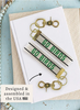 Philly Go Birds Striped Keychain