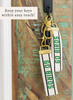 Philly Go Birds Striped Keychain