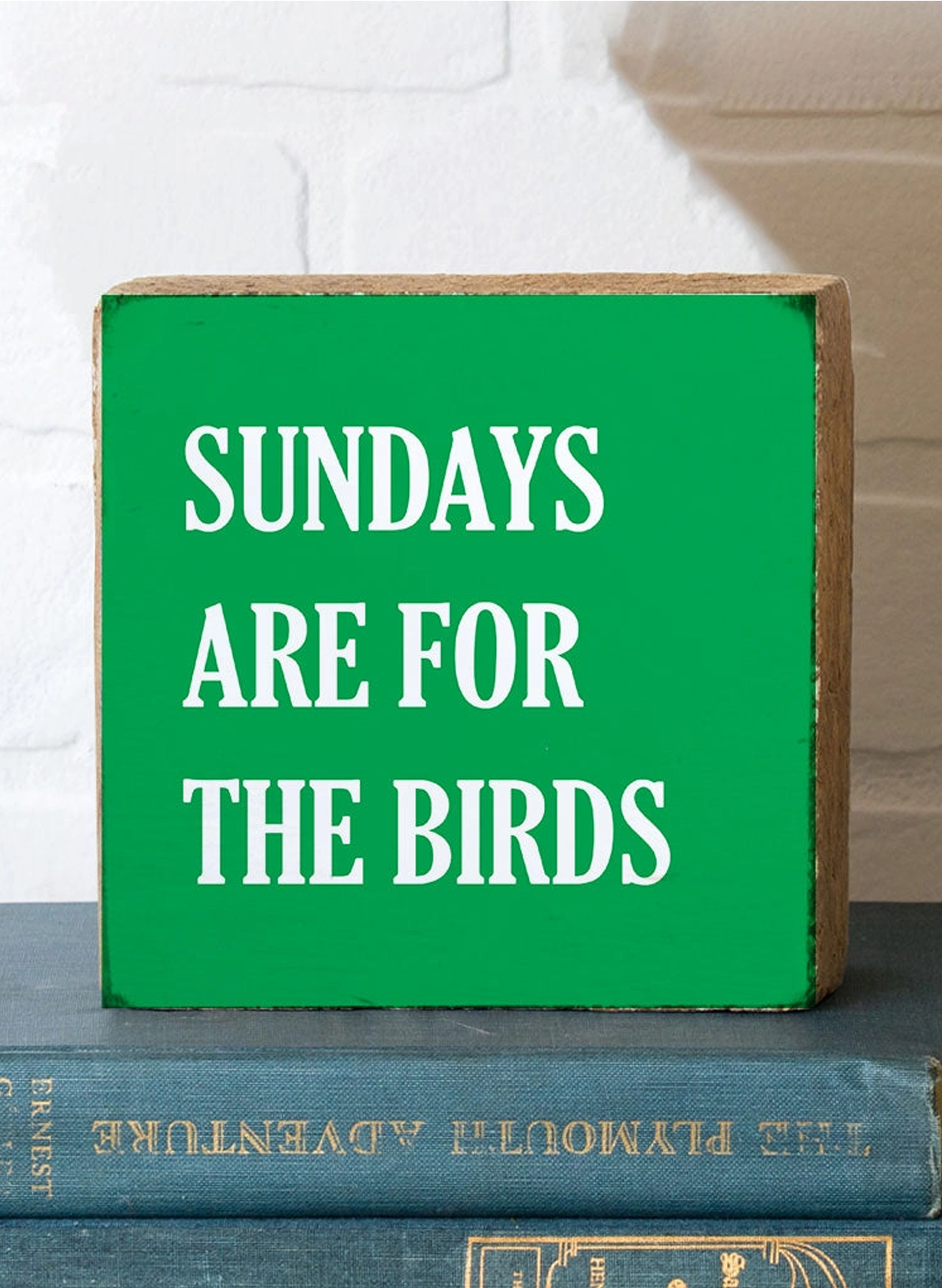 Philly Sundays Are For The Birds Block Sign