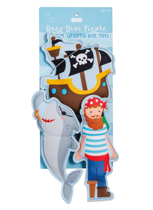 Mud Pie Pirate Neoprene Dive Toys available at The Good Life Boutique