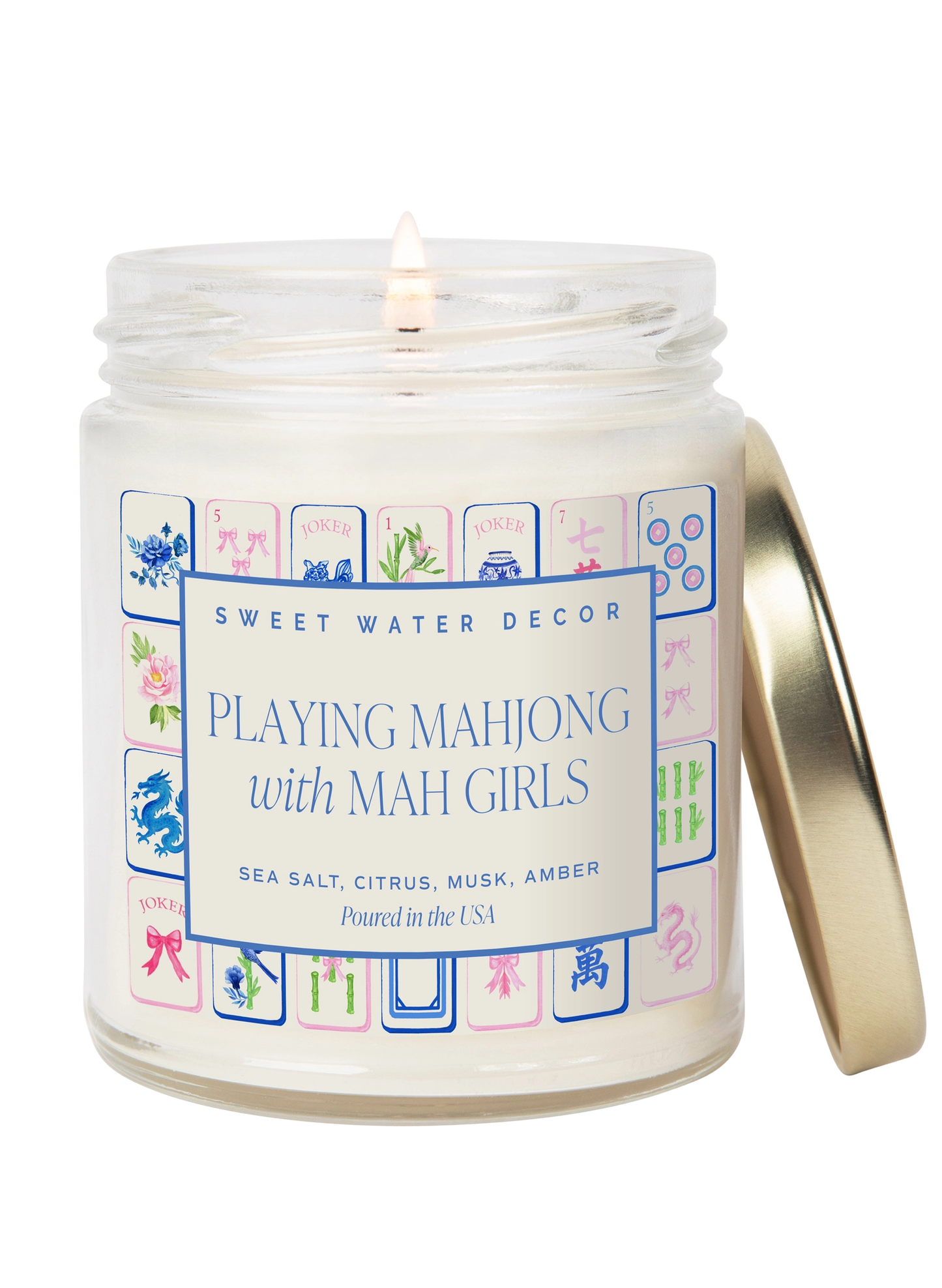 Playing Majong with Mah Girls 9oz Soy Candle
