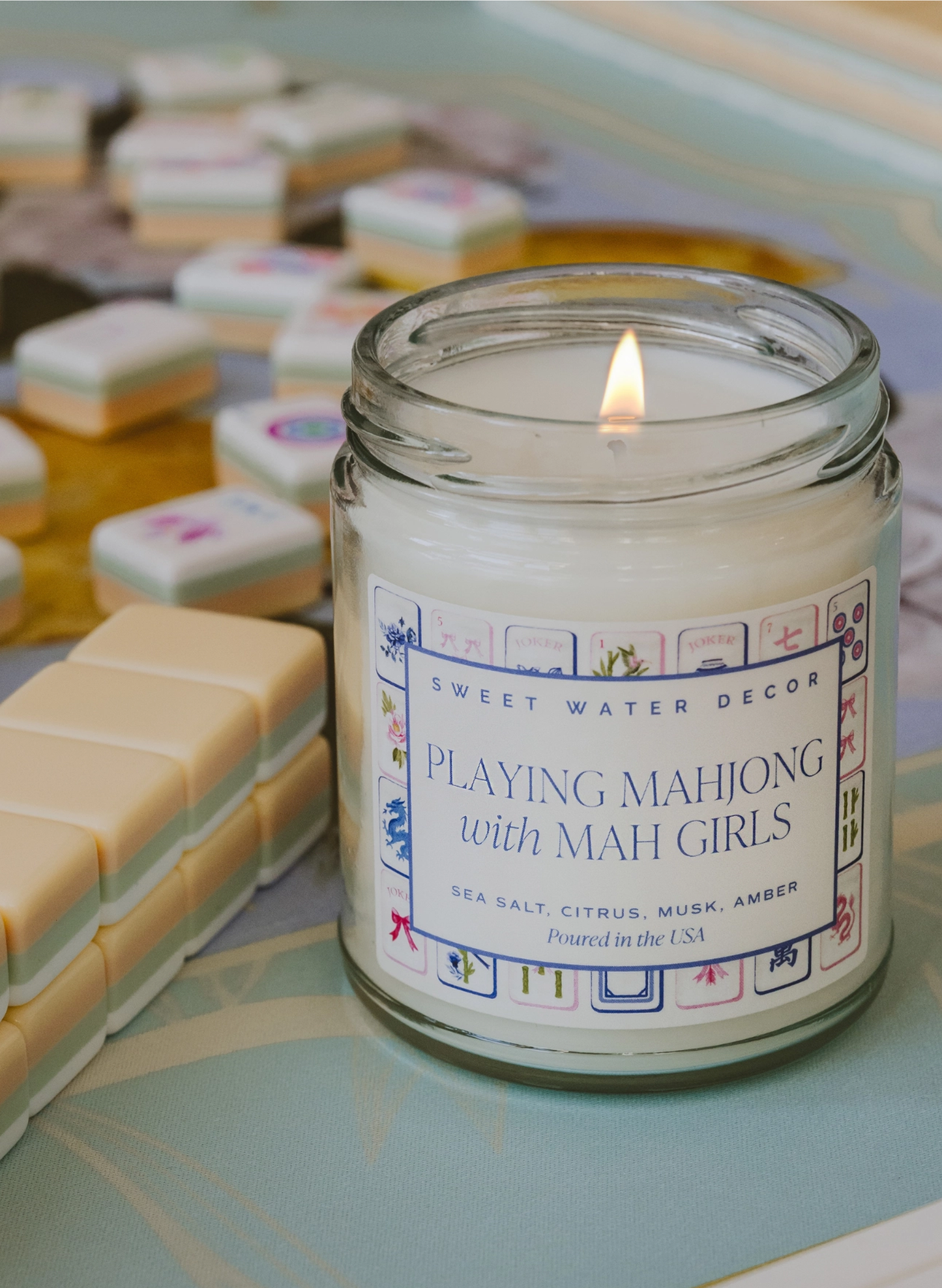 Playing Majong with Mah Girls 9oz Soy Candle