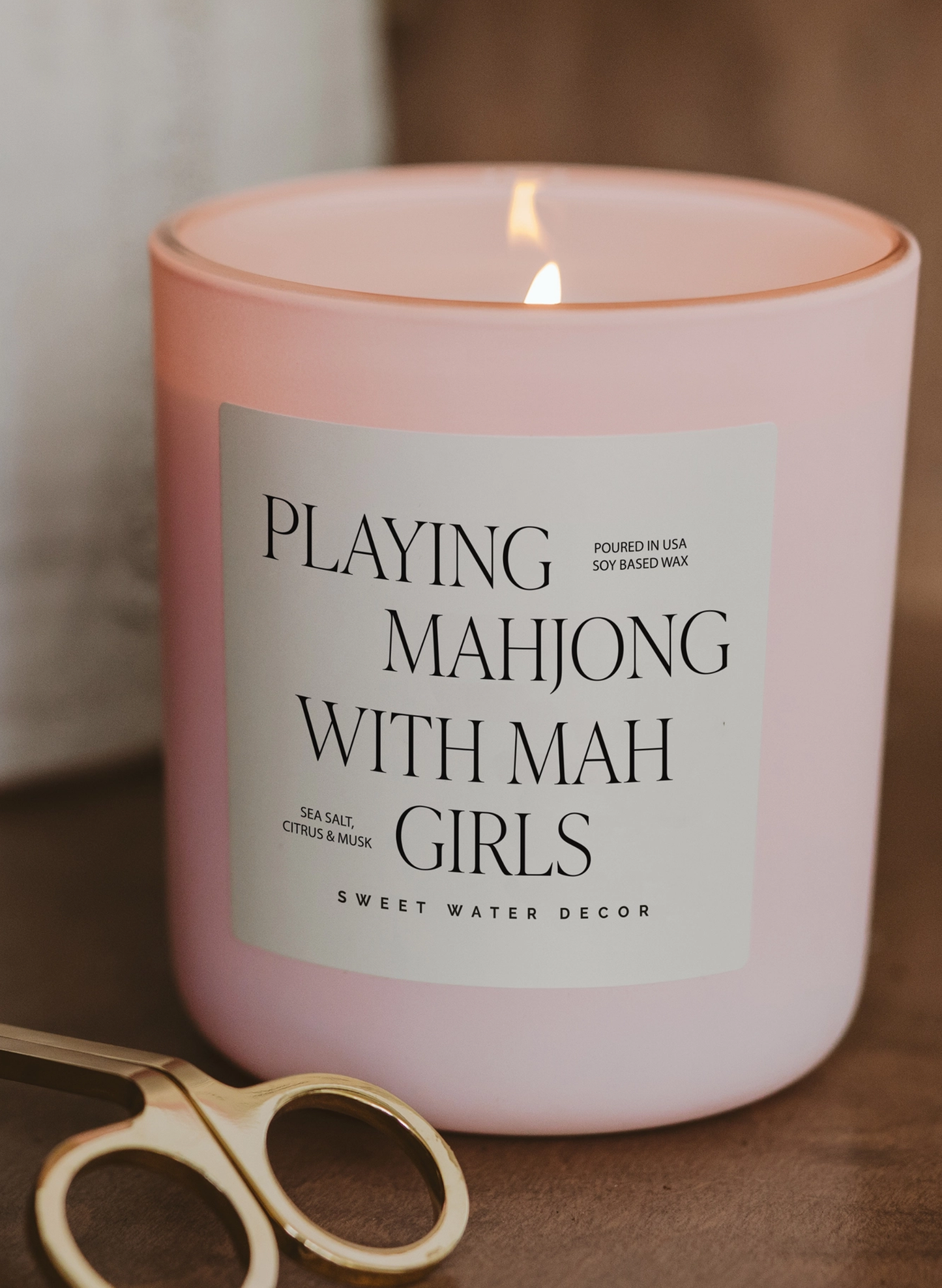 Playing Mahjong with Mah Girls 15oz Soy Candle