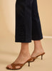 French Dressing FDJ Pull-On Boot Crop Pants - Navy available at The Good Life Boutique