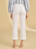 French Dressing FDJ Pull-On Boot Crop Pants - White available at The Good Life Boutique