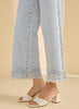 French Dressing FDJ Pull-On Wide Ankle Pant - Light Med available at The Good Life Boutique