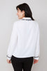 Renuar Collection Renuar - Woven Blouse - Creme available at The Good Life Boutique