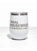 Real Housewives Of Barnegat Light Polar Camel Wine Tumbler - White