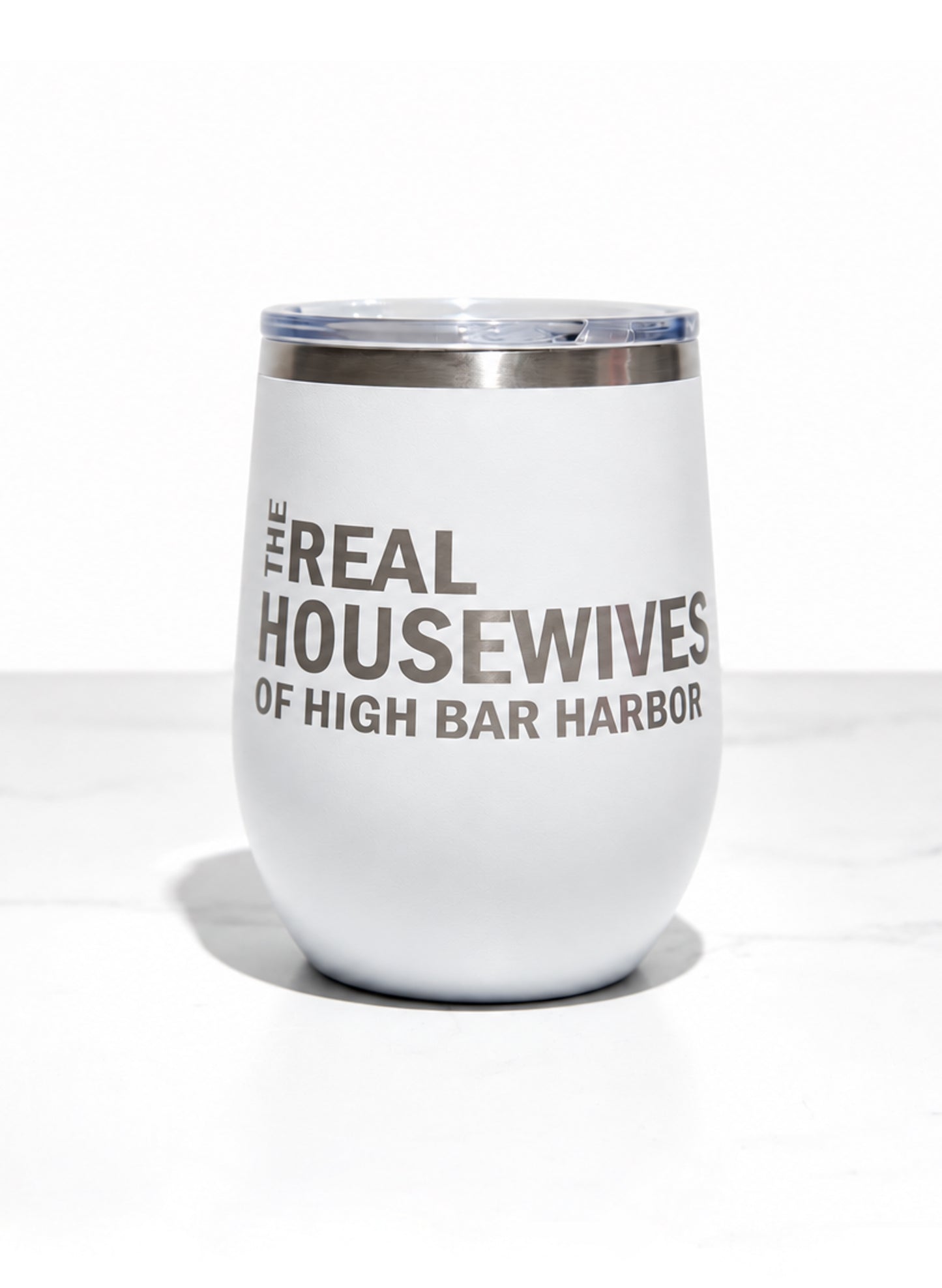 Real Housewives Of High Bar Harbor Polar Camel Wine Tumbler - White