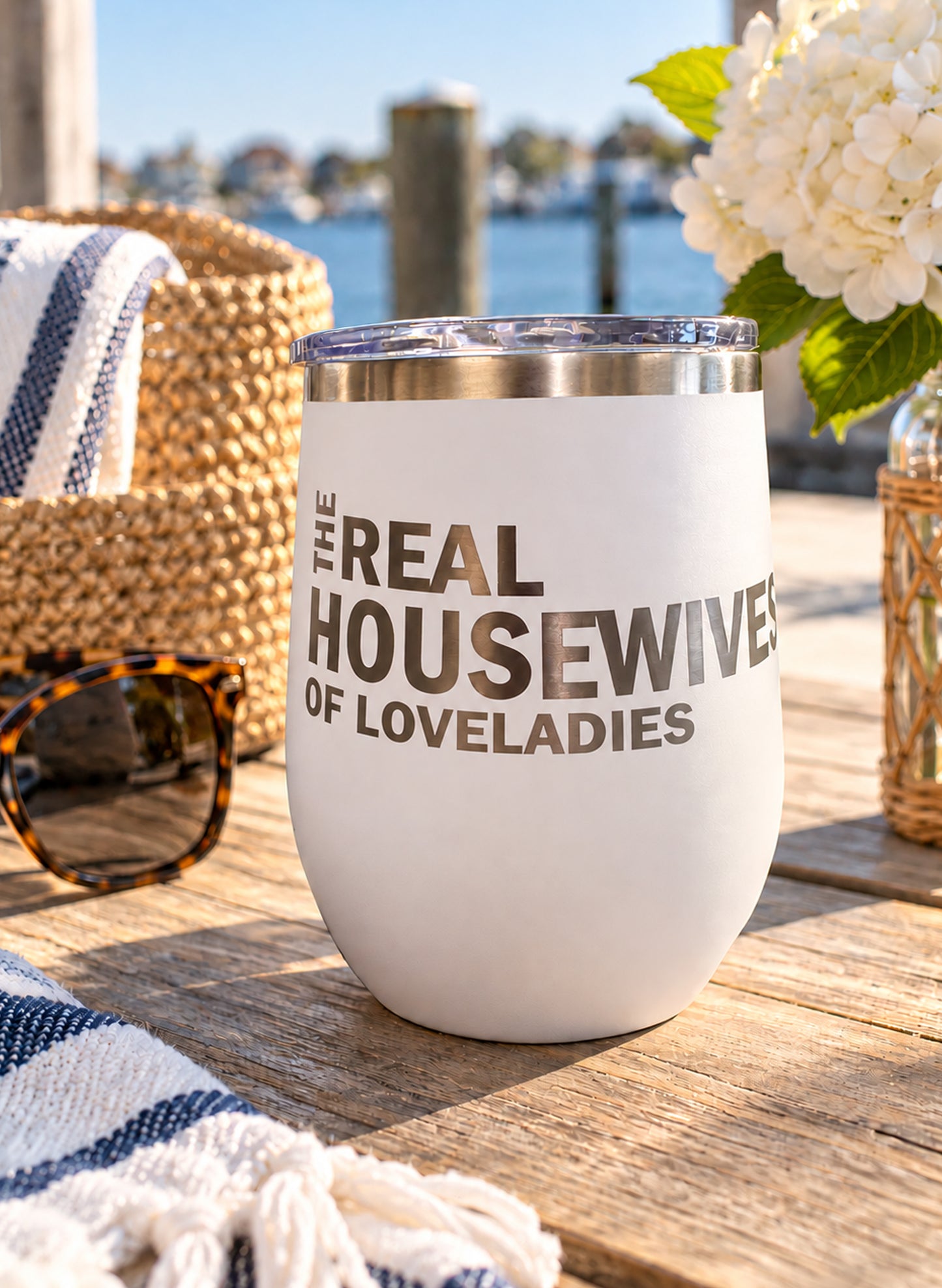 Real Housewives Of Loveladies Polar Camel Wine Tumbler - White
