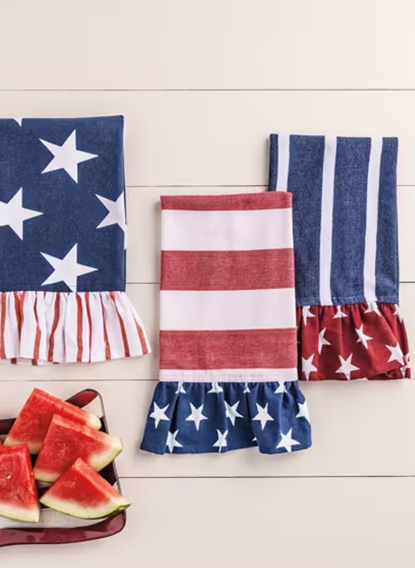 Red Stripe Americana Towel