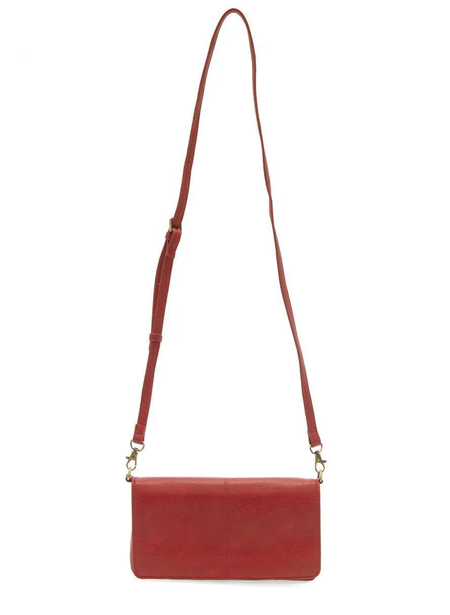 Joy Accessories Red Everly Organizer Flap Crossbody available at The Good Life Boutique