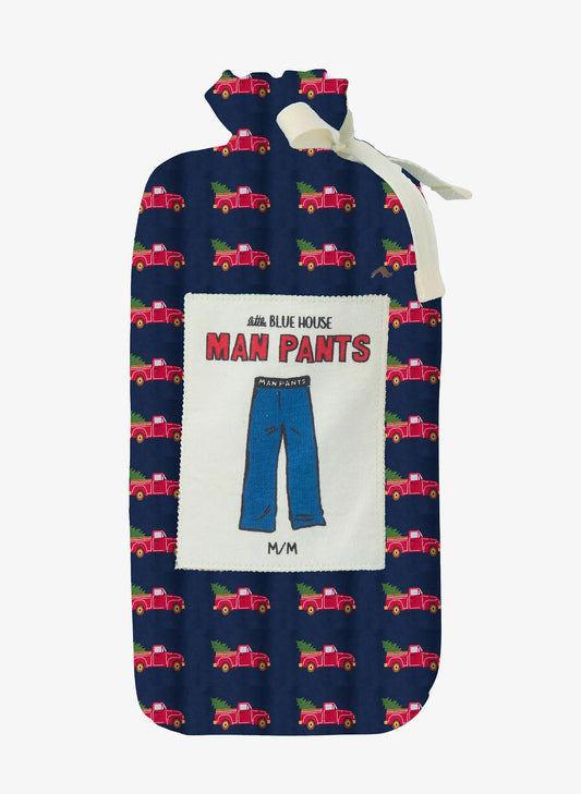 Red Truck Hauling a Tree Man Pants - Patriot Blue
