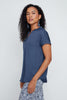 Renuar Collection Renuar - Woven Blouse - Indigo available at The Good Life Boutique