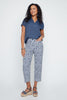 Renuar Collection Renuar - Woven Blouse - Indigo available at The Good Life Boutique