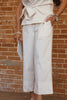 Renuar Collection Renuar - Woven Pant - Oyster available at The Good Life Boutique
