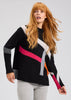 Zaket & Plover Zaket & Plover - Road Map Sweater - Black available at The Good Life Boutique