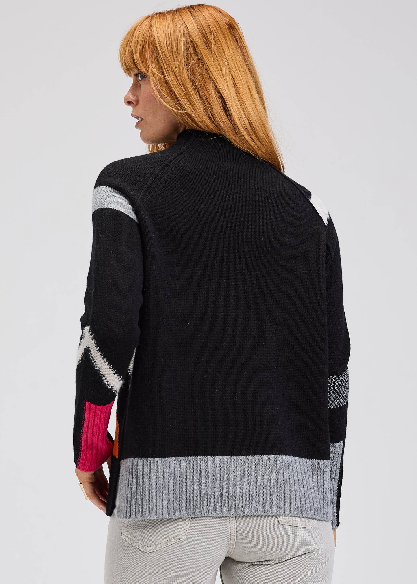 Zaket & Plover Zaket & Plover - Road Map Sweater - Black available at The Good Life Boutique