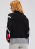 Zaket & Plover Zaket & Plover - Road Map Sweater - Black available at The Good Life Boutique
